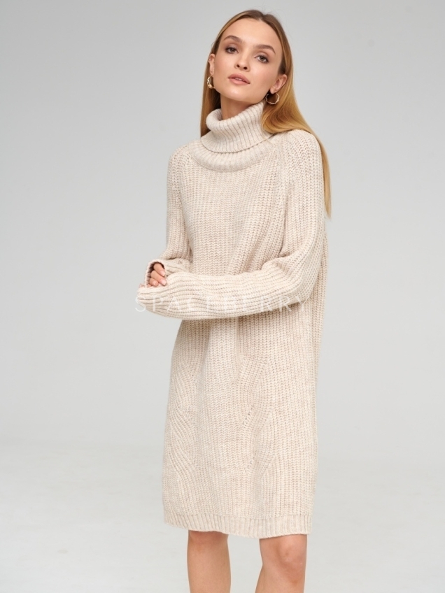 Женский вязаный свитер оверсайз, джемпер